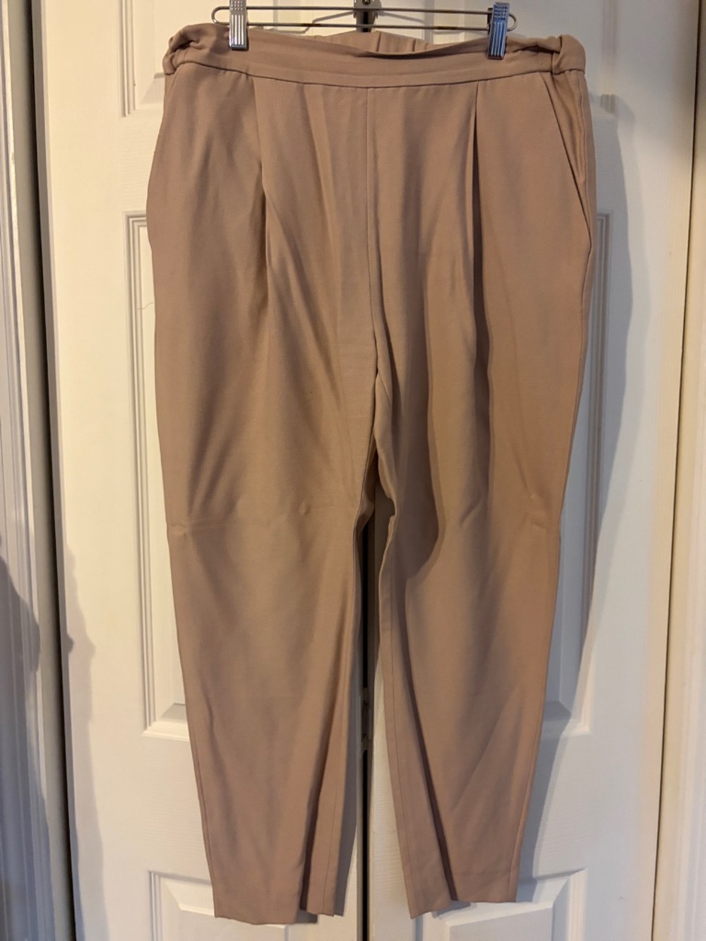 AllSaints Taupe Tailored Trousers